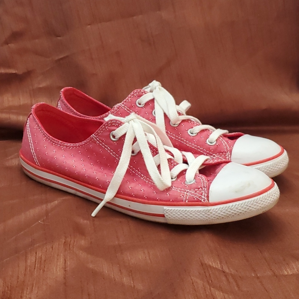 Red Converse Dainty Ox Casino (womens)